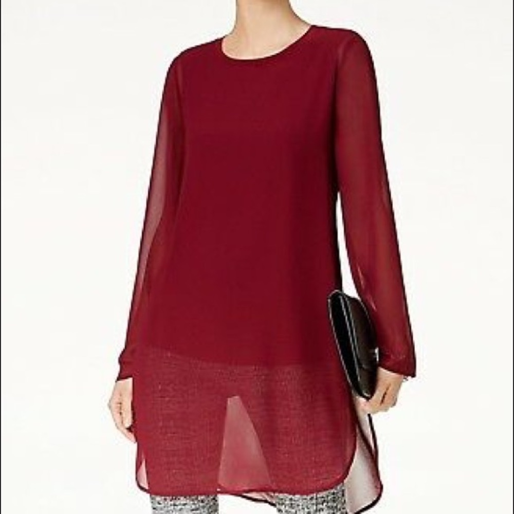 Tunic dark red
